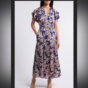Gorgeous Julia Jordan Floral Tiered Maxi Dress
